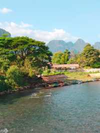 ล่องห่วงยาง ที่แม่น้ำ วังเวียง Nam Song River 