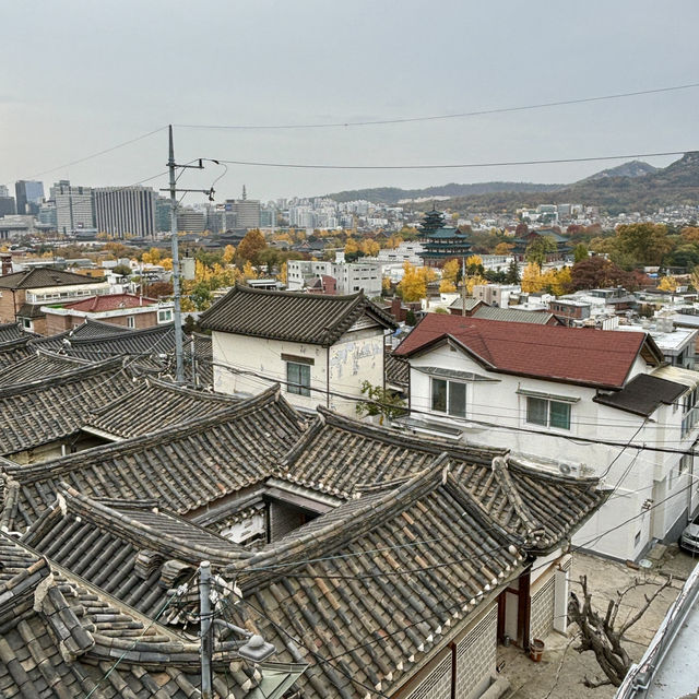 【韓国ソウル・三清洞】北村韓屋村の眺めを満喫できるカフェ「北村展望台カフェ」