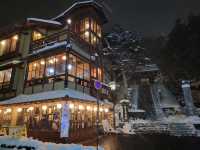 The Magical Night View of Kusatsu Yubatake