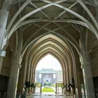 THE FAMOUS STEEL MOSQUE.