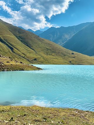 🩵 CRAZY BLUE WATERS! Kol-Tor Lake Kyrgyzstan 🇰🇬 