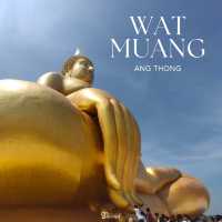 อลังการองค์พระใหญ่! วัดม่วง อ่างทอง 🙏✨
