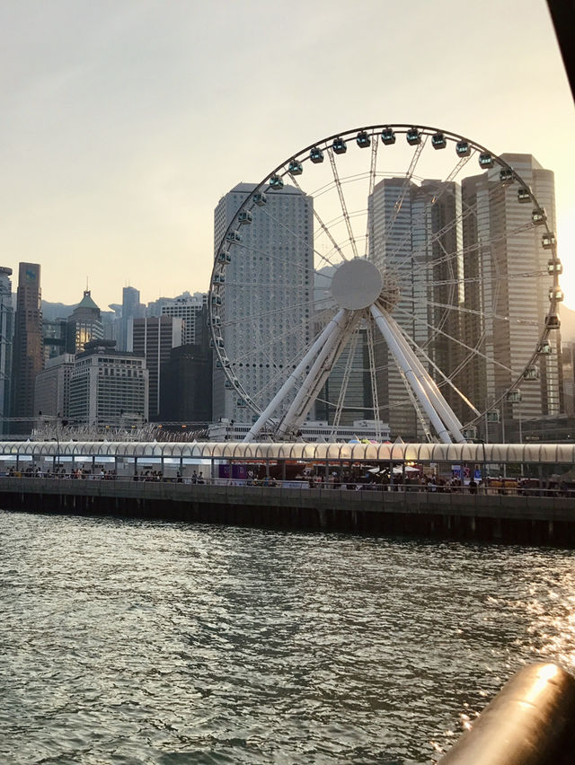Scenic Views from the Hong Kong Observation Wheel