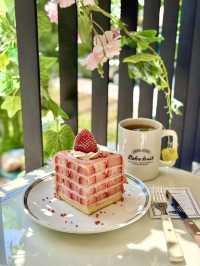Spring Cakes on the Terrace at Cafe Rafre Fruit