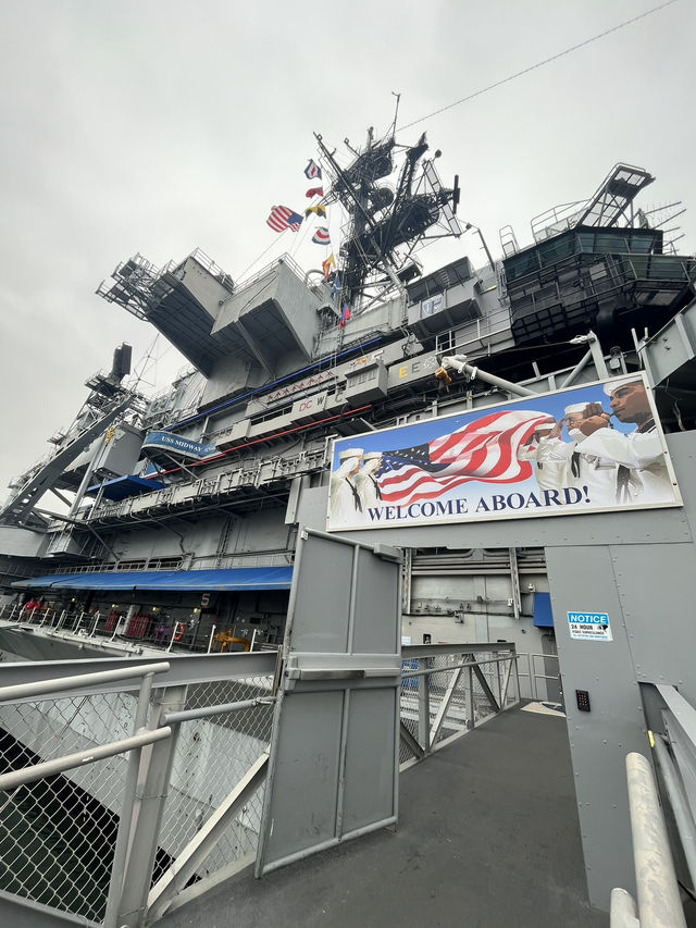 【走進航母歷史現場⚓️✈️🇺🇸中途島號航空母艦震撼體驗】