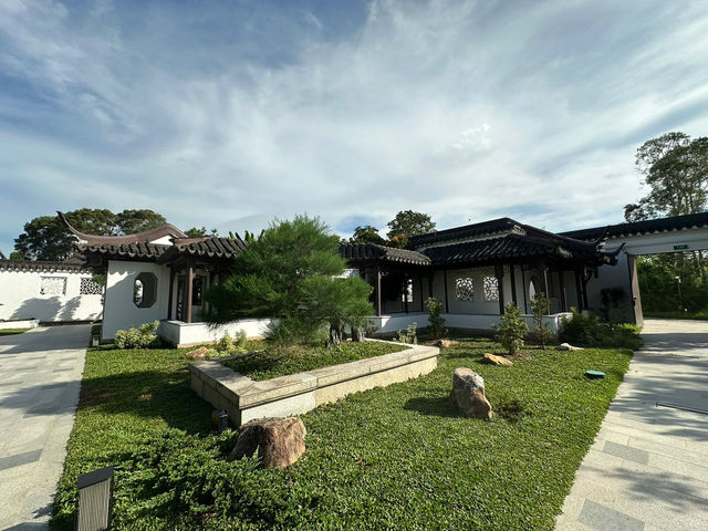 Newly renovated Chinese Garden. 