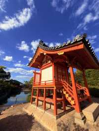 岡山｜浮在神池上的神社 探訪吉備國最古老的稻荷神社