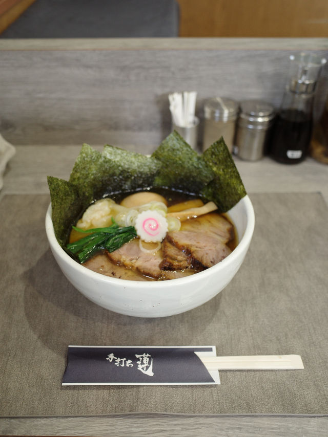 🍜【森下 手打ち 蓮】職人の“手仕事”が光る、極太モッチモチ麺のラーメン体験 