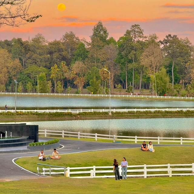 สถานที่ดูแสงเย็น ในเมืองเชียงใหม่ Vibesโคตรดี 🌳🧡