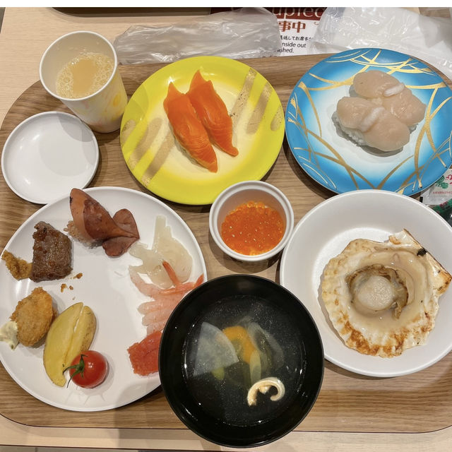 列車好き必見‼️お寿司食べ放題朝食やばいホテル