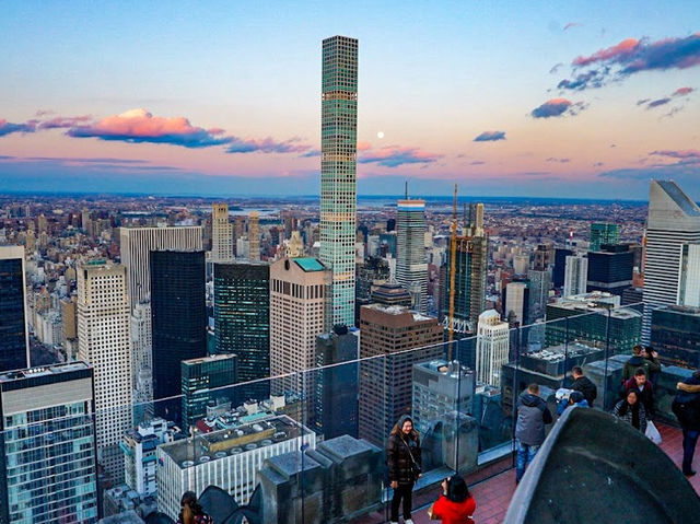 紐約夜景首選｜Top of the Rock觀景台：帝國大廈就在你眼前！