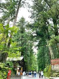 The vermillion Shinkyo Bridge, an icon of Nikko National Park