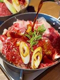 สุกี้ยากี้เนื้อวากิว เริ่ม 1,100¥ ใจกลางชินจูกุ