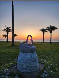 【波音とヤシの木に癒される🌺南張海浜公園で南国気分の休日】