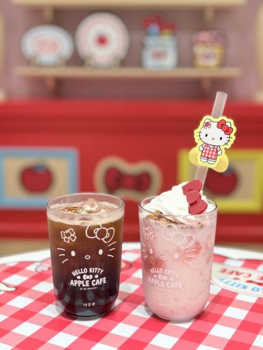 キティ徳後必須コースかわいいキティ世界「ハローキティアップルカフェ