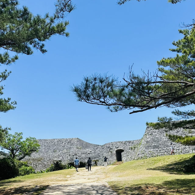 Ancient Walls & Blue Skies: A Walk Through Zakimi Castle Ruins