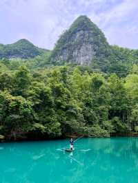 Lush Trails and Fairy Bridges at Xiaoqikong Scenic Area