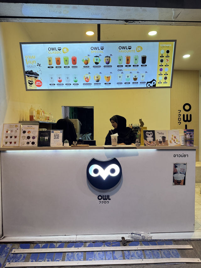 แระนำร้าน  OWL CHA ตลาดเก่ายะลา