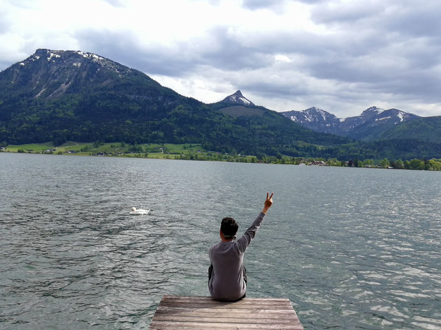 Lakeside Luxury: Floating Between Sky and Water