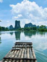 為什麼去楊朔-陽朔竹筏漂流 （避免踩坑）🚣‍♀️🌄 一次體驗大自然的溫柔與力量