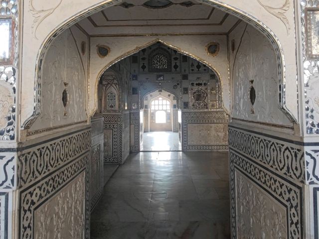 金黃山城中的摩揭陀傳奇#琥珀堡（Amber Fort）-印度捷布 (Jaipur)