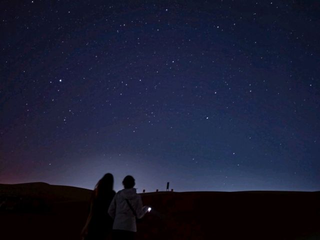 我的寧夏之旅🥰騰格里沙漠日落🌄與星空🌠