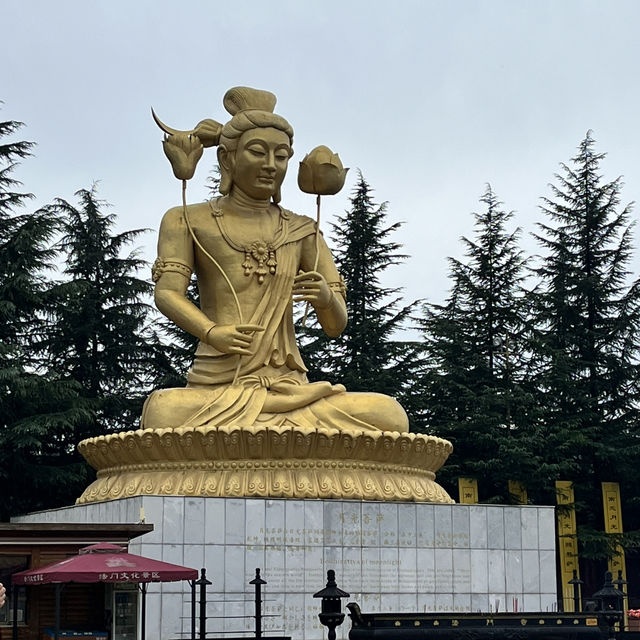 ✨ Famen Temple – The Golden Path of Faith ✨