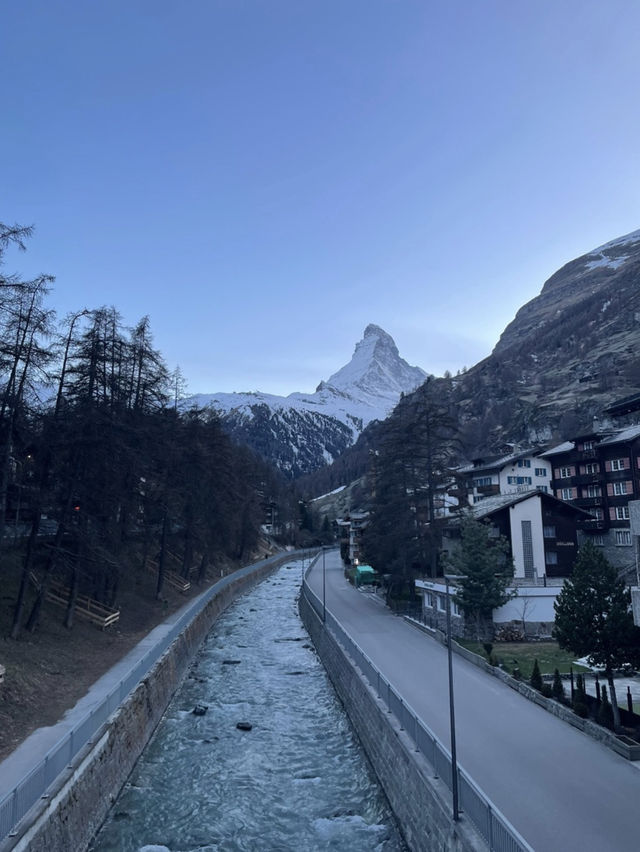 어디서 봐도 완벽한 마테호른, 체르마트