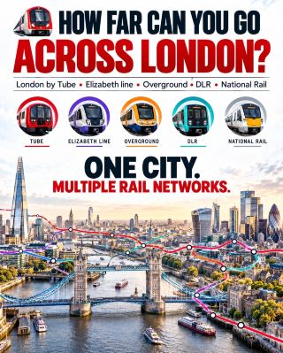 How to Travel All Across London 🚆🇬🇧 (No Taxi Needed!)