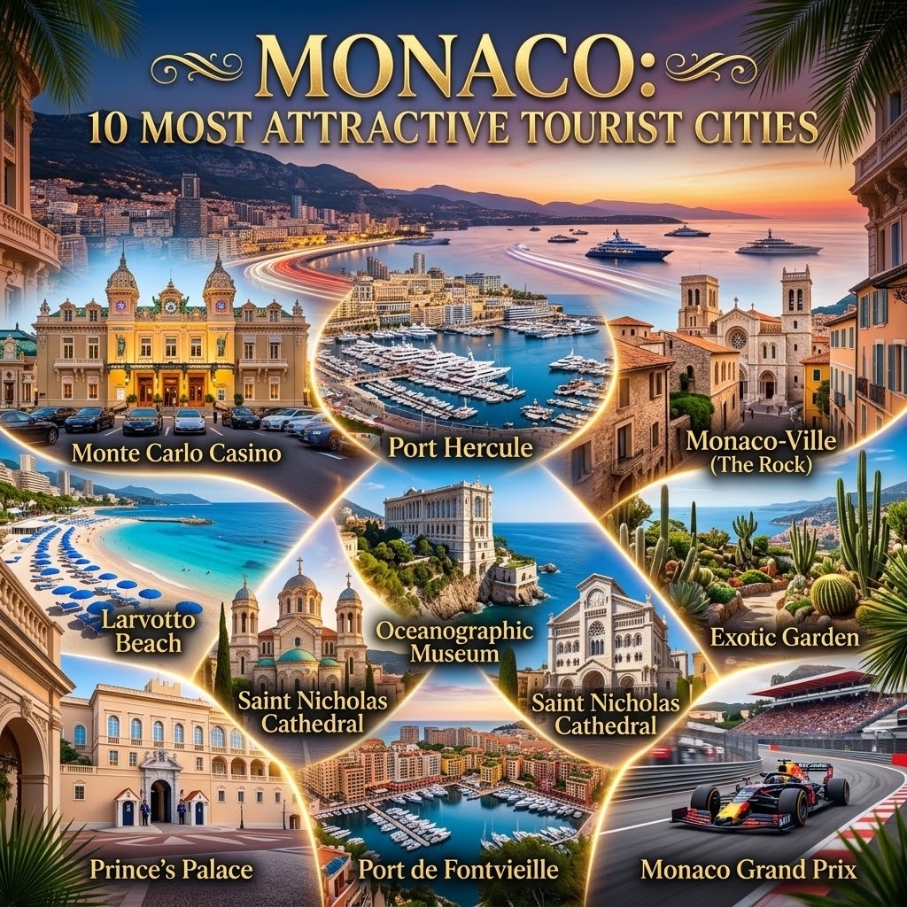 10 most attractive tourist city in Monaco 🎋🎋🎊
