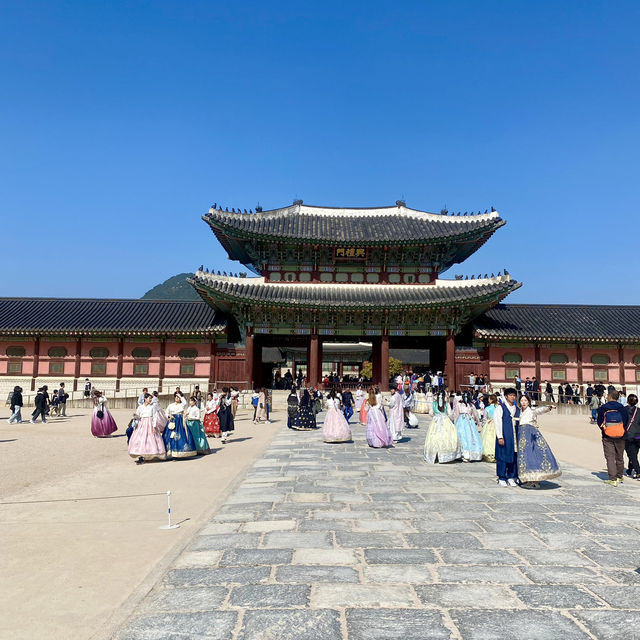 【ソウル🇰🇷 景福宮】韓国の観光スポット☺️ 朝鮮王朝の王宮へ