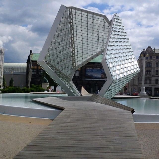 Freedom Fountain in Poznan