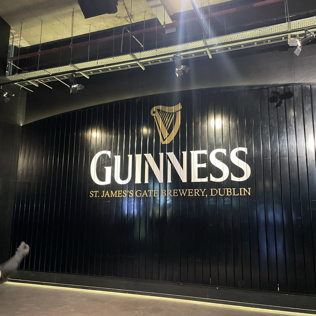 Visiting the Guinness factory in Dublin City 
