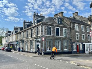 Dunkeld, a small town in the Highlands.