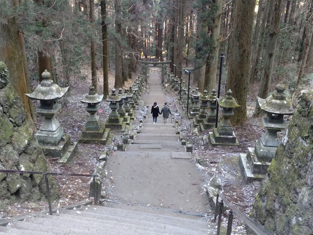 An incredible view of the shrine 