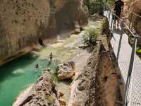 The passerelle of Alquezar