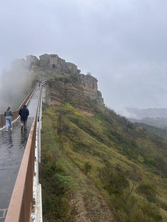 Crossing into the clouds 
