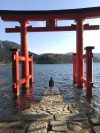 The Great Peace Gate on Lake Hakone