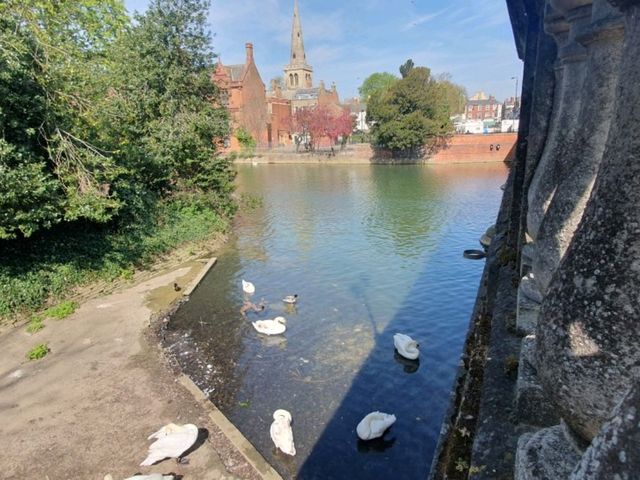 Walking around Bedford