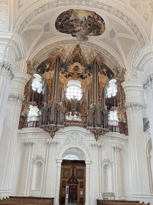 A masterpiece of Baroque grandeur — welcome to the Basilica of St. Martin in Weingarten, Germany 🇩🇪