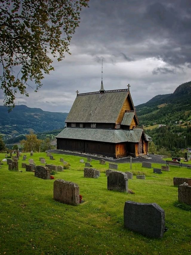 ⛪✨“Whispers of Wood & Time: My Visit to Reinli Stave Church”✨🌲📜