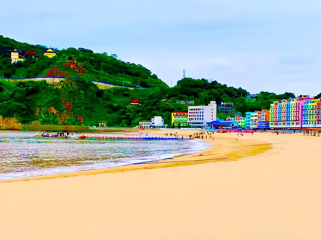溫州炎亭的金沙灘，七彩小鎮的海邊，讓我們共赴山海