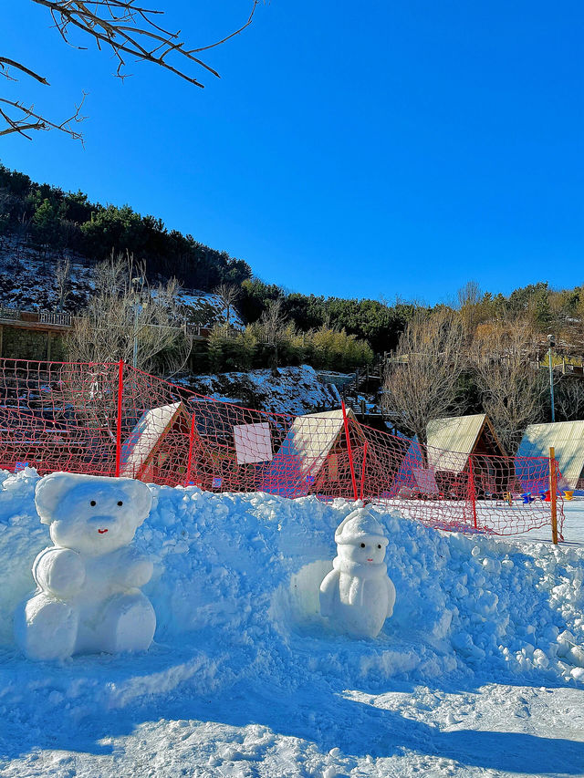 濟南冰雪遊九如山親子遊玩攻略
