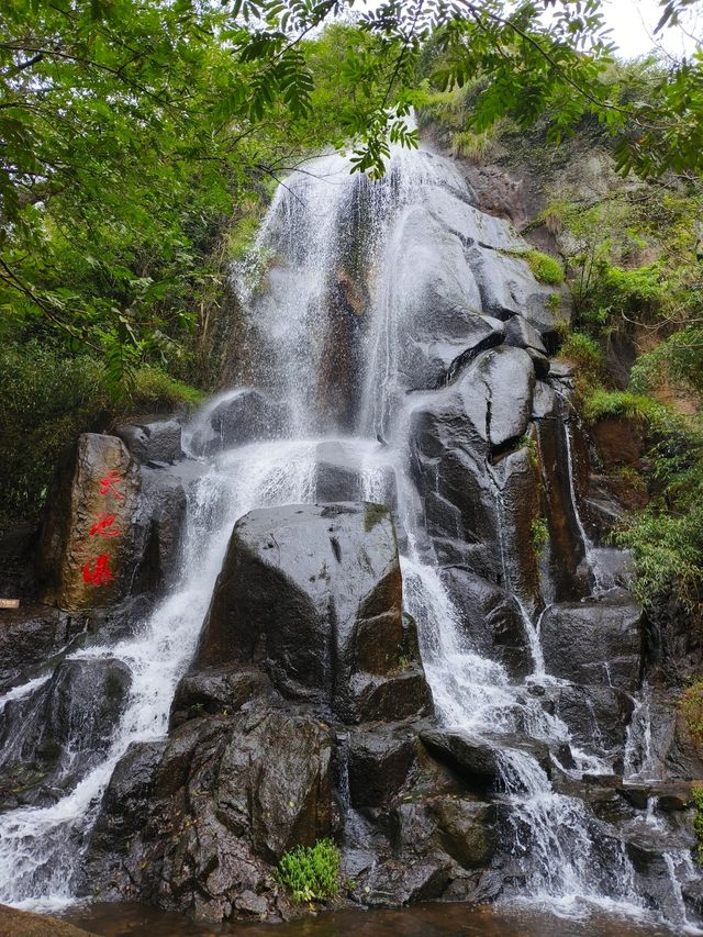 九華天池旅遊景區丨天河掛綠水 秀出九芙蓉