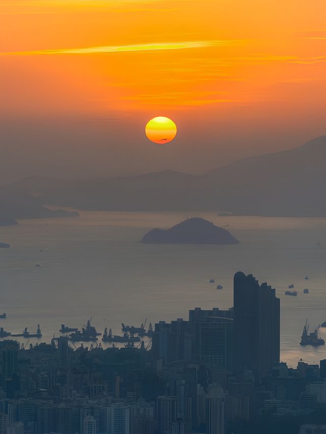 香港的夜景竟然這麼的美