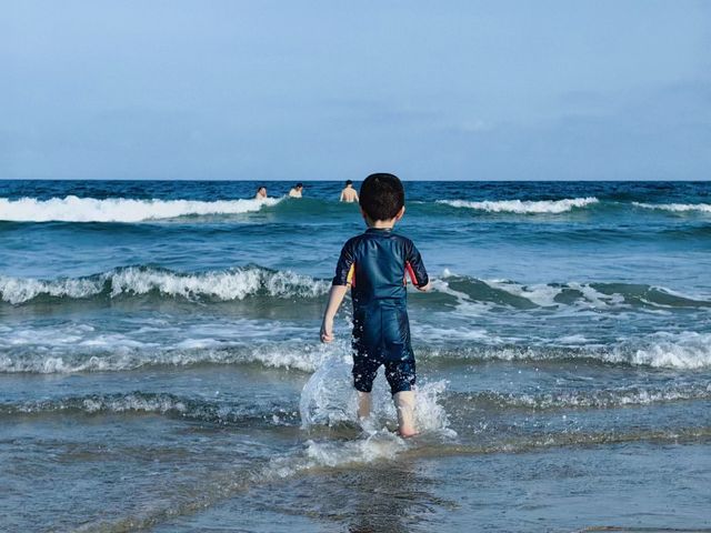 海陵島｜帶娃去挖貝殼