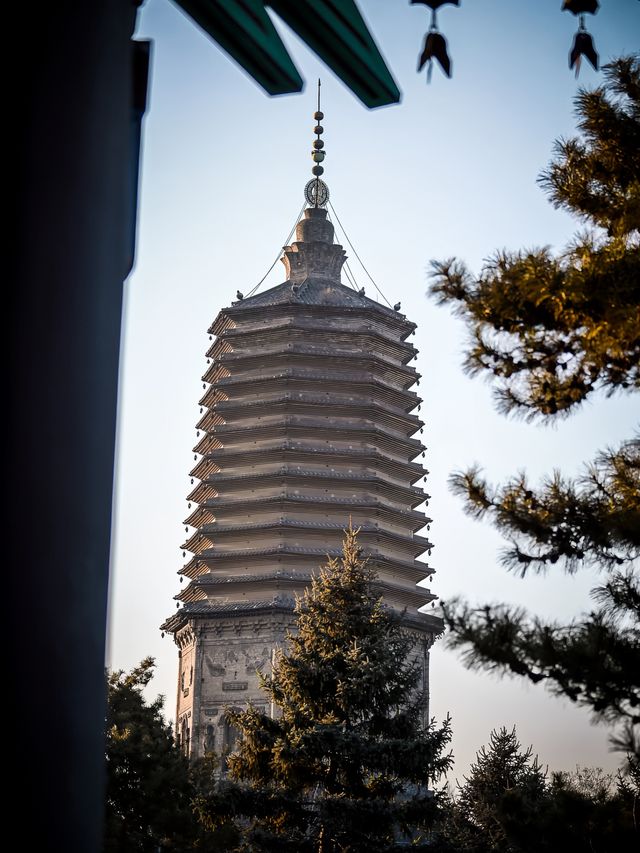 遼寧遼陽廣佑寺美麗景區。
