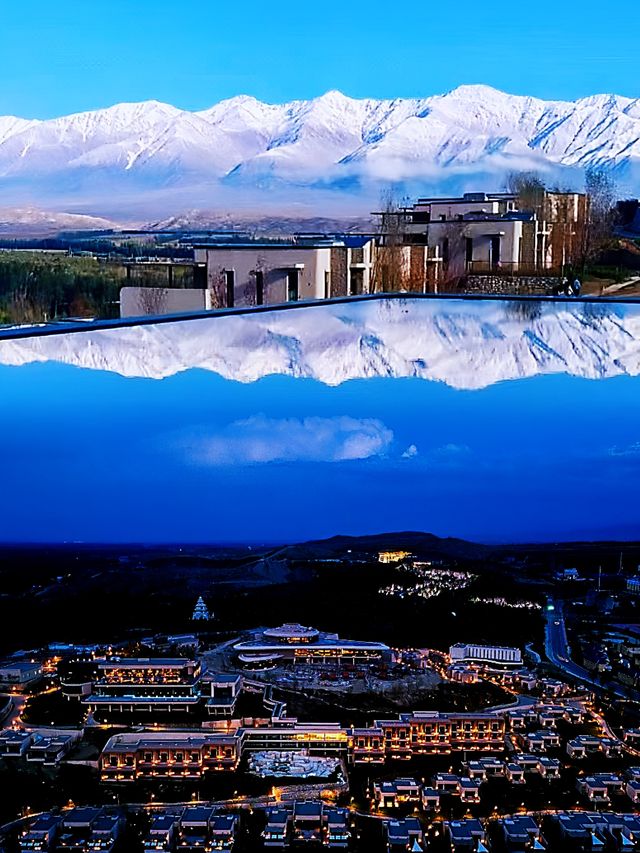 邊境線上！天山雪景下野奢溫泉！花間堂·阿日相！。