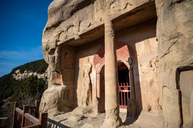 天龍山石窟旅遊攻略圖。 天龍山石窟旅遊攻略圖。