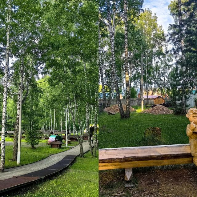 探秘托木斯克：木雕主題公園，藝術與自然的完美邂逅！